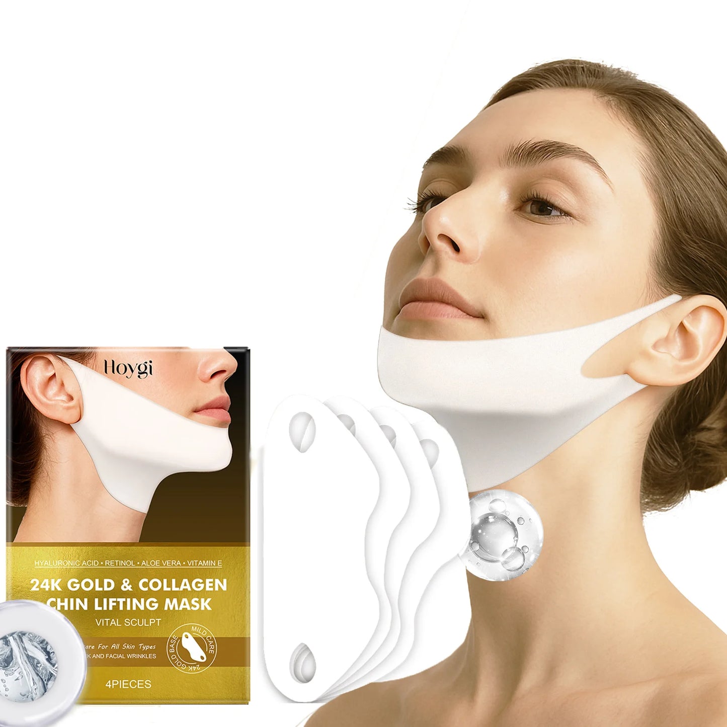 Masque liftant V-line à l'or 24 carats